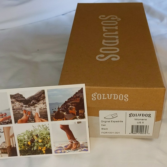 Soludos black cotton espadrilles - Picture 3 of 3